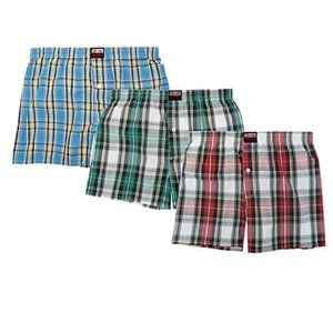 3 Pack Teen/Juniors Size Cotton Woven Boxer Shorts